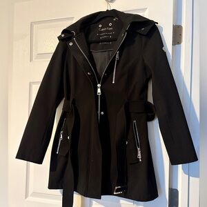 Calvin Klein Black Trench Coat for Women